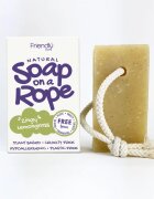 Friendly Soap Soap on a Rope Lemongrass naravno milo na vrvici 95 g