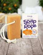 Friendly Soap Soap on a Rope Orange & Grapefruit naravno milo na vrvici 95 g