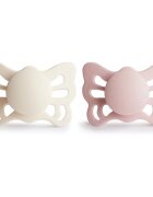 FRIGG Butterfly Size 1:0-6 months duda Cream/Blush 2 kos
