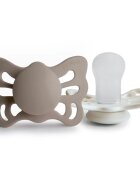 FRIGG Butterfly Size 1:0-6 months duda Portobello/Cream 2 kos