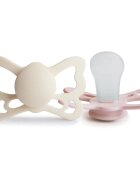 FRIGG Butterfly Size 2:6-18 months duda Cream/Blush 2 kos