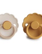 FRIGG Daisy Size 2:6-18 months duda Chamomile/Honey gold 2 kos