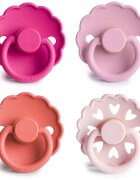 FRIGG Round Latex Rosy Romance duda Size 1 4 kos