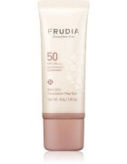 Frudia Sun Bare Skin Foundation mineralni zaščitni fluid za obraz za poenotenje tona kože SPF 50 40 g