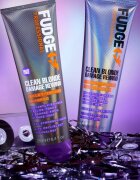 Fudge Clean Blonde Damage Rewind vijoličen toniran šampon za blond lase in lase s prameni 250 ml