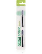 G.U.M Sonic Daily nadomestne glave Black 2 kos