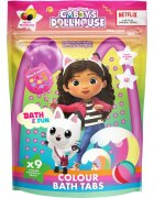 Gabby's Dollhouse Colour Bath Tabs barvne šumeče tablete za v kopel 3y+ 9x16 g