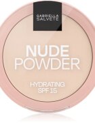 Gabriella Salvete Fixing Powder Hydrating nežni kompaktni puder SPF 15 odtenek 01 Pure Nude 8 g