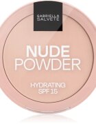 Gabriella Salvete Fixing Powder Hydrating nežni kompaktni puder SPF 15 odtenek 02 Light Nude 8 g