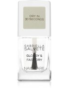 Gabriella Salvete Nail Care Glossy & Fast Dry hitro sušeči zgornji lak za nohte 11 ml