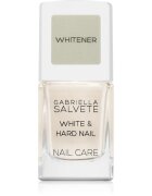 Gabriella Salvete Nail Care White & Hard Nail podlaga za lak z učvrstitvenim učinkom 11 ml
