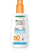 Garnier Ambre Solaire Advanced Sensitive Kids losjon za sončenje v pršilu SPF 50+ 150 ml
