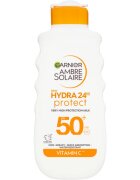 Garnier Ambre Solaire Hydra 24h zaščitni losjon za sončenje z vlažilnim učinkom SPF 50+ 175 ml