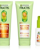 Garnier Fructis Keratin Sleek set za lase 3 kos