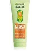 Garnier Fructis Lisci Cheratina hranilni šampon za sijaj in mehkobo las 200 ml