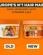 Garnier Fructis Papaya Hair Food obnovitvena maska za poškodovane lase 400 ml