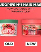 Garnier Fructis Watermelon Hair Food maska za fine in tanke lase 390 ml