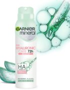 Garnier Mineral Hyaluronic Care antiperspirant v pršilu za občutljivo kožo 150 ml