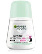 Garnier Mineral Invisible antiperspirant roll-on za ženske 48h 50 ml