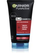 Garnier Pure Active Charcoal čistilni gel 3 v 1 proti črnim pikicam 150 ml