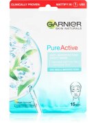 Garnier Pure Active maska iz platna s čistilnim učinkom 28 g