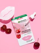 Garnier Replump Mask super vlažilna čistilna tekstilna maska za ustnice 5 g