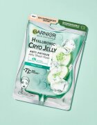 Garnier Textil Masks Cryo Jelly vlažilna gel maska s hialuronsko kislino 27 g