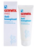 Gehwol MED. kremast antiperspirant za redukcijo potenja za noge 125 ml
