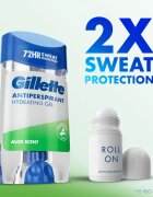 Gillette Antiperspirant Hydrating Gel Aloe Scent antiperspirant gel z vlažilnim učinkom za moške 70 ml