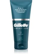 Gillette Body&Intimate 2in1 Shave Cream izdelek za britje dimelj z emulzijo za umivanje za moške 150 ml