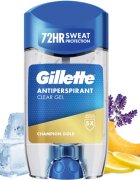 Gillette Champion Gold Antiperspirant Clear Gel antiperspirant gel za moške 70 ml