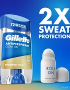 Gillette Champion Gold Antiperspirant Clear Gel antiperspirant gel za moške 70 ml