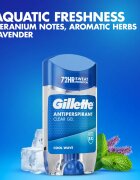 Gillette Cool Wave antiperspirant gel za moške 70 ml
