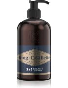 Gillette King C. Beard & Face Wash šampon za brado 350 ml