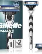 Gillette Mach3 brivnik + nadomestne britvice 2 kos
