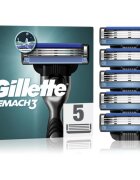 Gillette Mach3 nadomestne britvice 5 kos