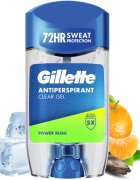 Gillette Power Rush antiperspirant gel za moške 70 ml