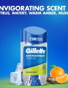 Gillette Power Rush antiperspirant gel za moške 70 ml