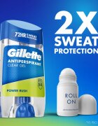 Gillette Power Rush antiperspirant gel za moške 70 ml