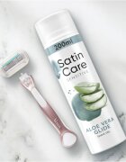 Gillette Satin Care gel za britje za ženske Aloe Vera 200 ml