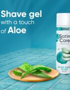 Gillette Satin Care gel za britje za ženske Aloe Vera 200 ml