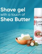 Gillette Satin Care gel za britje za ženske Shea Butter 200 ml