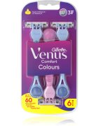 Gillette Venus Comfort Colours brivniki za enkratno uporabo 6 kos