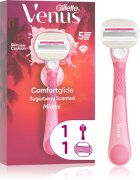 Gillette Venus Comfortglide Sugarberry Miami ženski brivnik z držalom za prho 1 kos