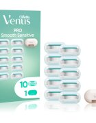 Gillette Venus PRO Smooth Sensitive nadomestne britvice + zaščitni pokrovček 10 kos