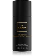 Gisada Ambassador Intense deodorant v pršilu brez aluminija za moške 150 ml