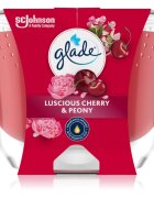 Glade Luscious Cherry & Peony dišeča sveča 204 g