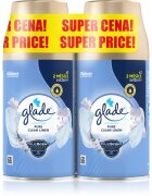 Glade Pure Clean Linen avtomatski osvežilec zraka nadomestno polnilo 2x269 ml