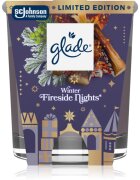 Glade Winter Fireside Nights dišeča sveča 112 g