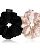 GLOV Scrunchies S elastike za lase Sparkling Wine/Black 2 kos